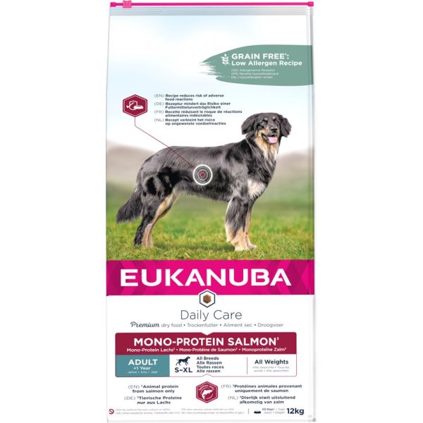 EUKANUBA Daily Care Adult Monoprotein Łosoś 12 kg