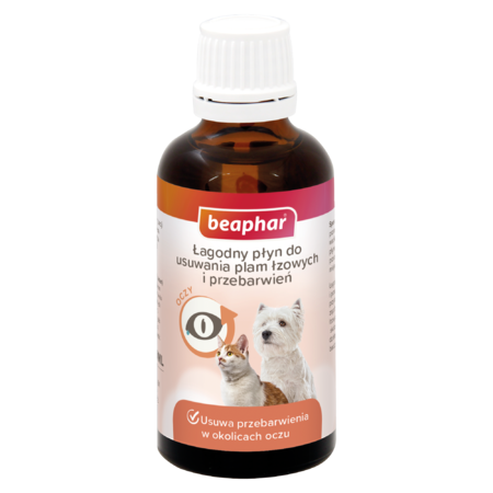 BEAPHAR łagodny płyn do usuwania plam łzowych 50ml