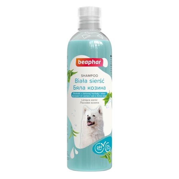 BEAPHAR Shampoo White Dod 250 ml do białej sierści dla psów