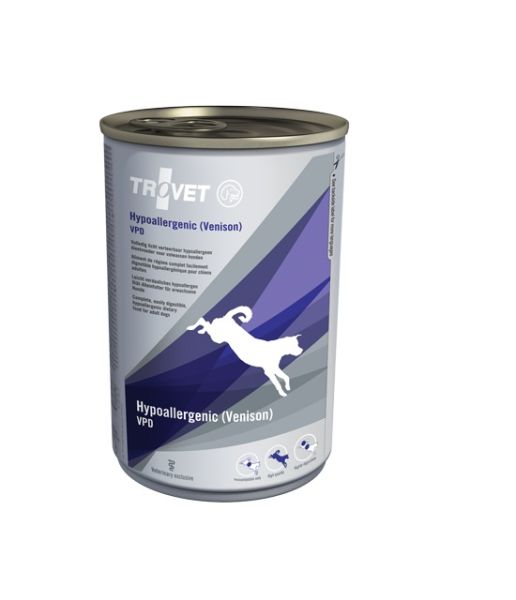 TROVET Hypoallergenic Venison VPD dla psa dziczyzna 400 g