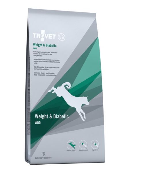 TROVET Weight &amp; Diabetic WRD dla psa 12,5 kg