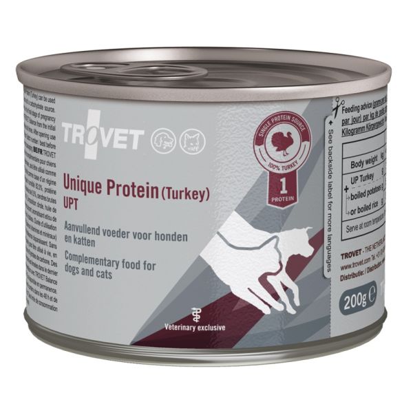 TROVET Unique Protein Turkey UPT dla psa i kota indyk 200 g