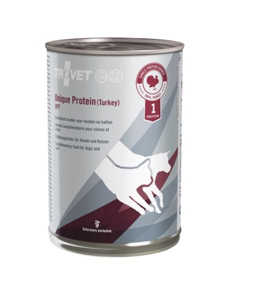 TROVET Unique Protein Turkey UPT dla psa i kota indyk 400 g
