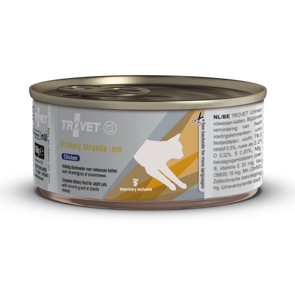 TROVET Urinary Struvite Chicken ASD dla kota kurczak 100 g