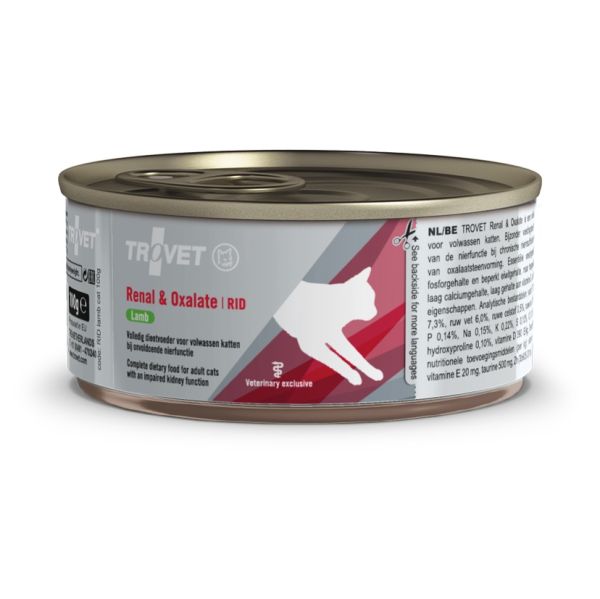 TROVET Renal &amp; Oxalate Lamb RID dla kota jagnięcina 100 g