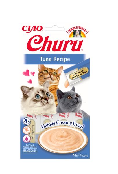 INABA Churu Cat kremowy przysmak dla kota tuńczyk 56 g