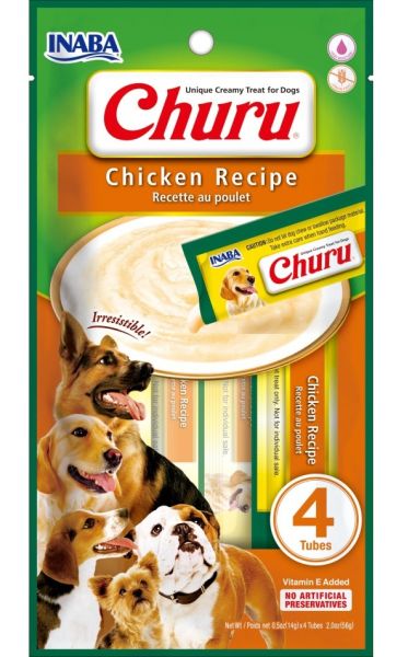 INABA Churu Chicken recipe 4x14g kurczak dla psów