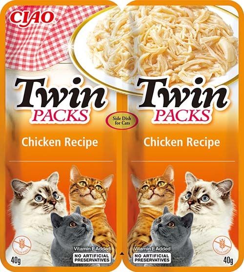 INABA Twin Kurczak w bulionie dla kotów 2x40 g