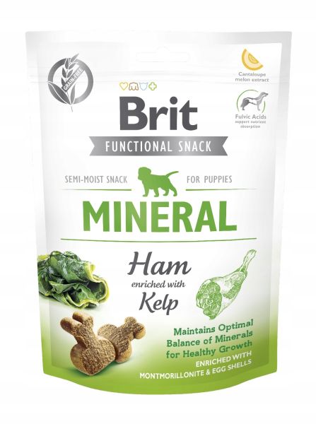 BRIT CARE DOG FUNCTIONAL SNACK MINERAL HAM PUPPY 150 G