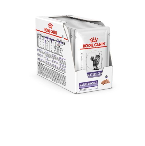 ROYAL CANIN VHN Cat Mature Consult Balance Loaf 24x85g karma mokra dla starszych kotów, powyżej 7 roku życia