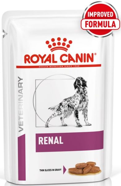 ROYAL CANIN Veterinary Diet Canine Renal 4x12x100g mokra karma dla psów z przewlekłą niewydolnością nerek