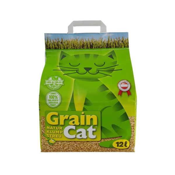 GRAIN CAT 72 l (6 x 12 l) naturalny zbożowy żwirek zbrylający