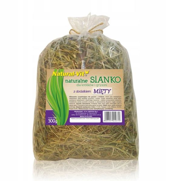 NATURAL-VIT Sianko siano z miętą 300 g