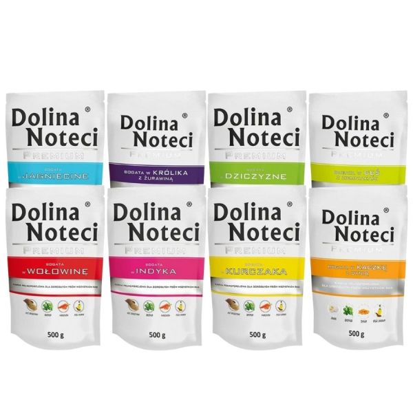 DOLINA NOTECI Premium Mix smaków 10x500g bez ryb