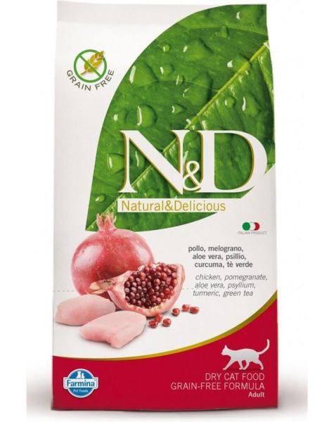 FARMINA N&amp;D chicken &amp; pomegrante adult cat 1.5 kg