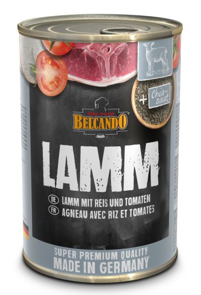 BELCANDO Lamm jagnięcina ryż i pomidor 400 g