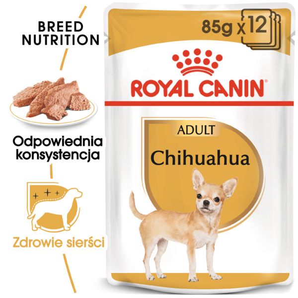 ROYAL CANIN Chihuahua Adult 12x85g karma mokra specjalnie dla dorosłych psów rasy chihuahua