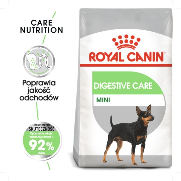 ROYAL CANIN CCN Mini Digestive Care karma sucha dla psów dorosłych, ras małych o wrażliwym przewodzie pokarmowym 1 kg
