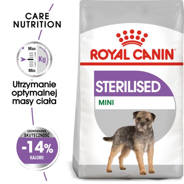 ROYAL CANIN CCN Mini Sterilised karma sucha dla psów dorosłych, ras małych, sterylizowanych 8 kg