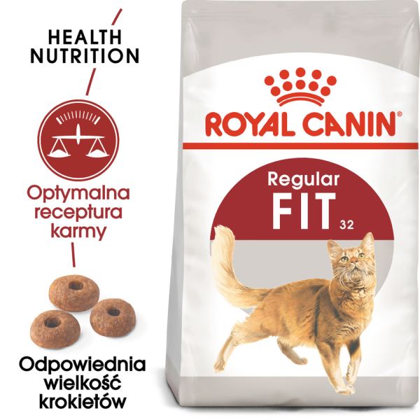 ROYAL CANIN REGULAR FIT 32 400 g karma sucha dla kotów dorosłych, wspierająca idealną kondycję