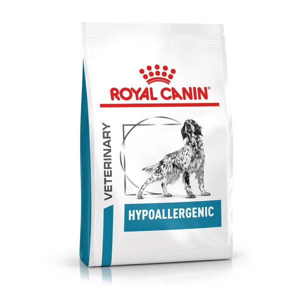 ROYAL CANIN Veterinary Dog Hypoallergenic 14 kg sucha karma dla dorosłych psów z niepożądanymi reakcjami na pokarm