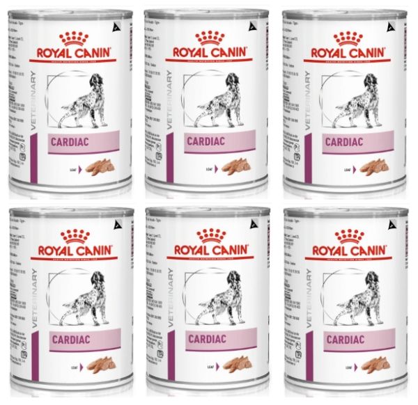 ROYAL CANIN Cardiac Canine karma mokra dla dorosłych psów z niewydolnością serca 410 g x 6