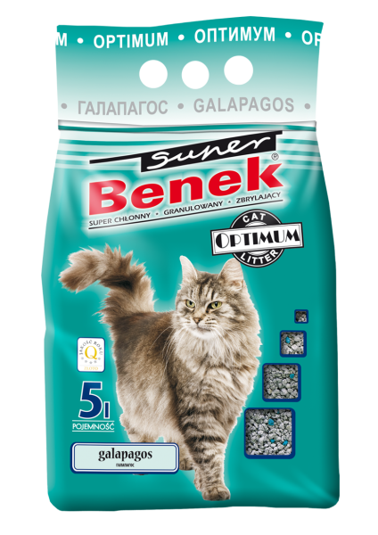 BENEK Super optimum galapagos żwirek bentonitowy 5 l x 2 (10 l)