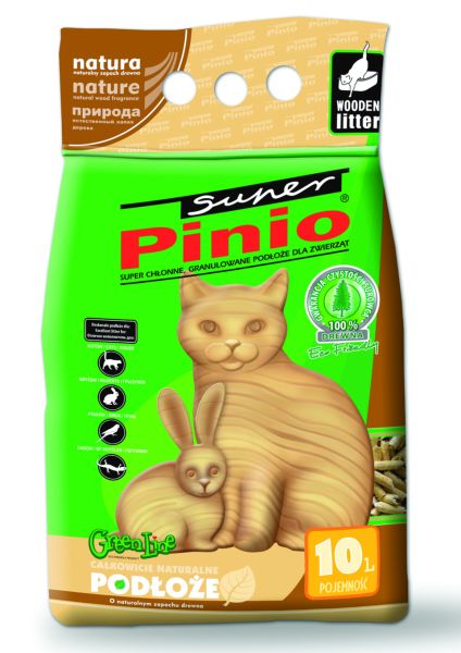 BENEK Super Pinio Żwirek drewniany pellet 10 l