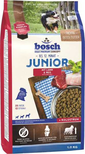 BOSCH Junior jagnięcina z ryżem 1 kg