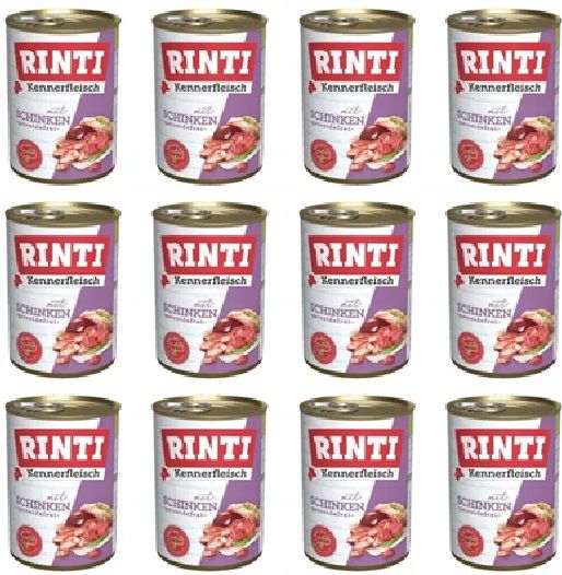 RINTI Kennerfleisch Ham z szynką 12 x 400 g