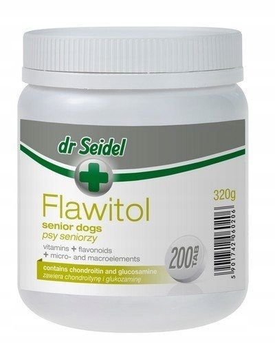 FLAWITOL DLA PSÓW SENIORÓW 200 TABL
