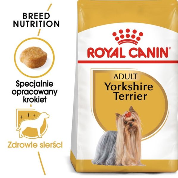 ROYAL CANIN Yorkshire terrier 3 kg karma sucha dla psów dorosłych rasy yorkshire terrier
