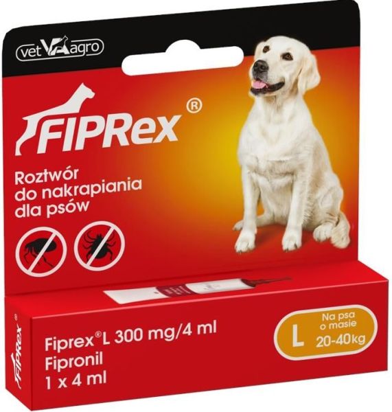 Fiprex Duo pipeta dla psów dużych 20-40 kg