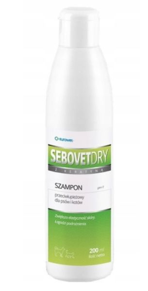 Sebovet Dry płyn do pielęgnacji dla psów 200 ml