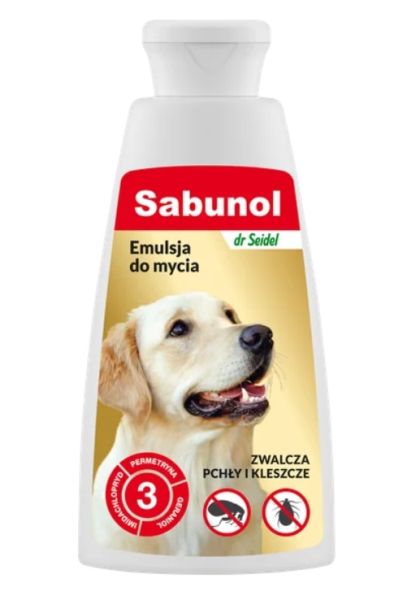 Sabunol emulsja na pchły dla zwierząt 150 ml