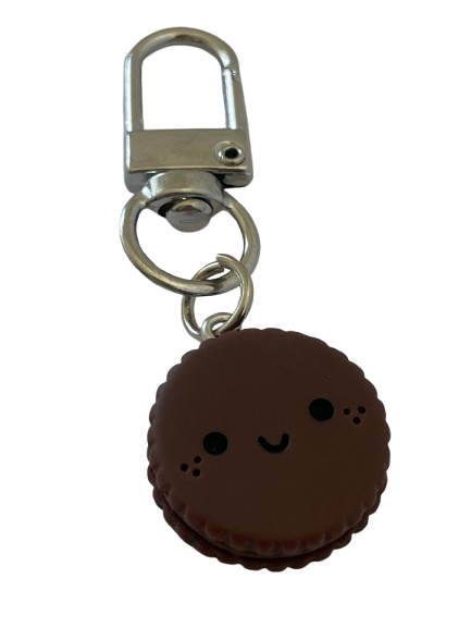 Brelok ciasteczko 3D słodki uśmiech do kluczy