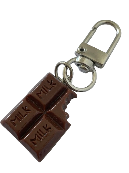 Brelok czekolada 3D słodki akcent do kluczy