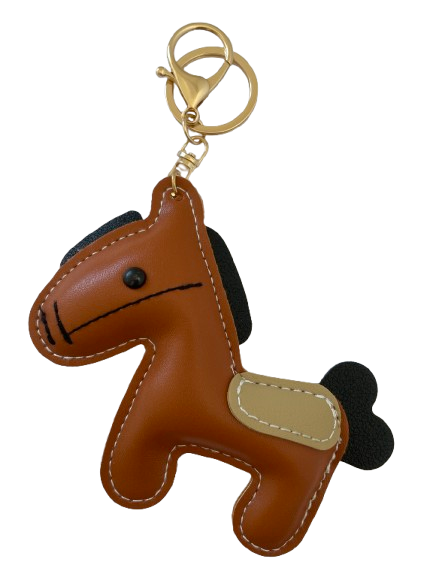 Brelok koń 3D elegancki dodatek w jesiennym stylu