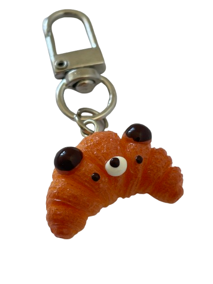 Brelok rogalik 3D smakowity dodatek w mini formie