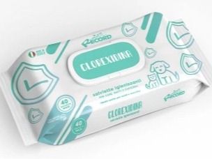 Chusteczki dezynfekujące dla psów i kotów 40 szt z chloroheksydyną