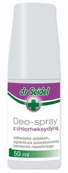 Dr Seidel Deo Spray z Chlorheksydyną 50 ml do pielęgnacji zębów