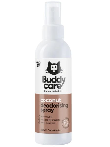 BUDDYCARE Dezodorujący spray dla kotów Kokos 200 ml