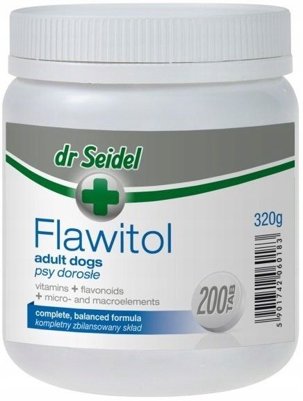 FLAWITOL DLA PSÓW  DOROSŁYCH 200 TABL