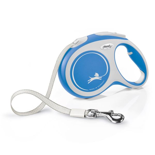 FLEXI New Comfort L Tape 5 m blue smycz automatyczna
