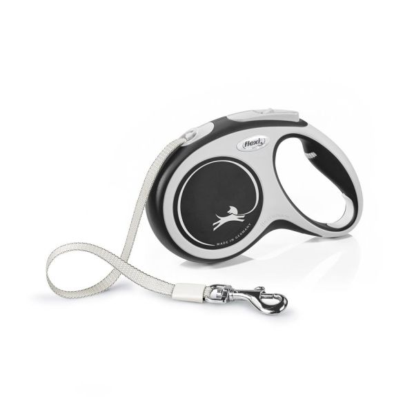 FLEXI New Comfort M Tape 5 m black smycz automatyczna