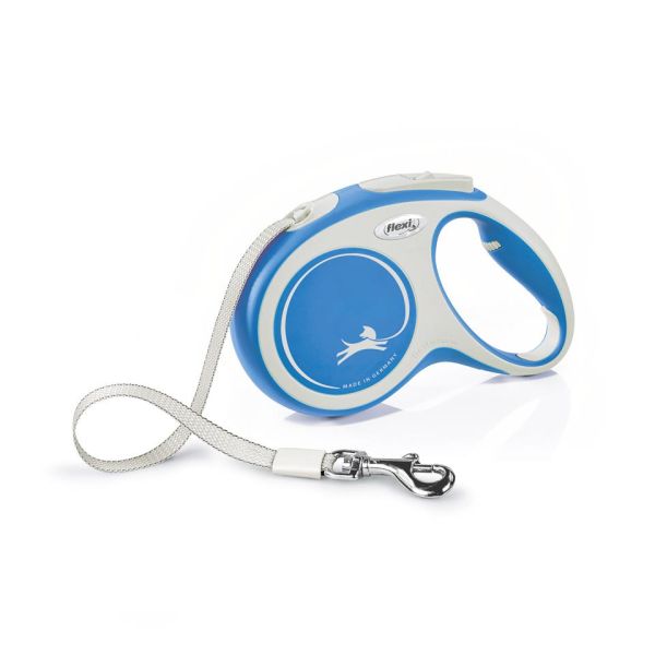 FLEXI New Comfort M Tape 5m blue smycz automatyczna