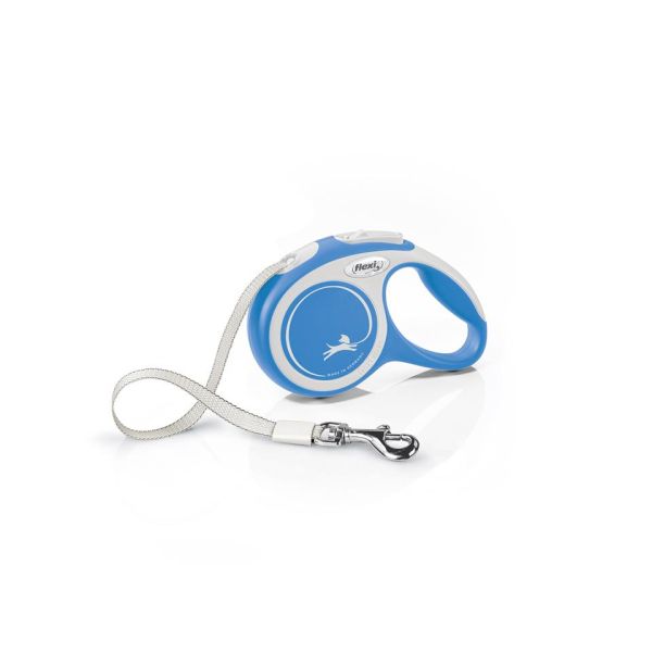 FLEXI New Comfort XS Tape 3 m blue smycz automatyczna