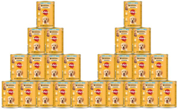 PEDIGREE Junior 24x400g mokra pełnoporcjowa karma dla dorastających psów z kurczakiem w galaretce