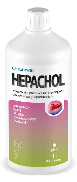 EUROWET Hepachol 1l wsparcie układu pokarmowego u zwierzęt gospodarskich