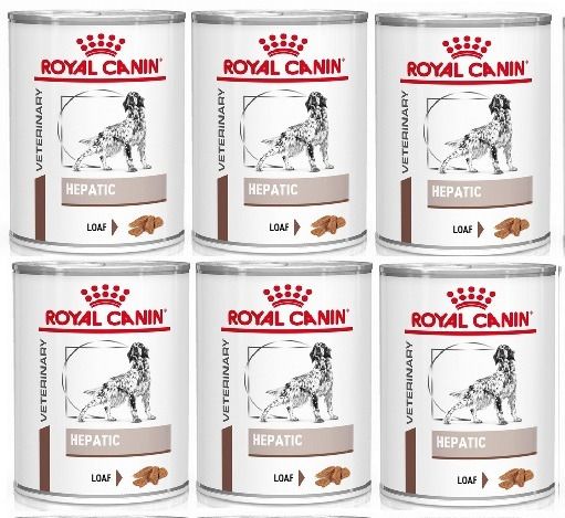 ROYAL CANIN Dog hepatic 6 x 420 g karma mokra dla dorosłych psów ze schorzeniami wątroby